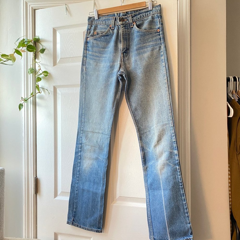 Vintage 70s 80s Levi's 517 29x34 perfectly broken in orange tab